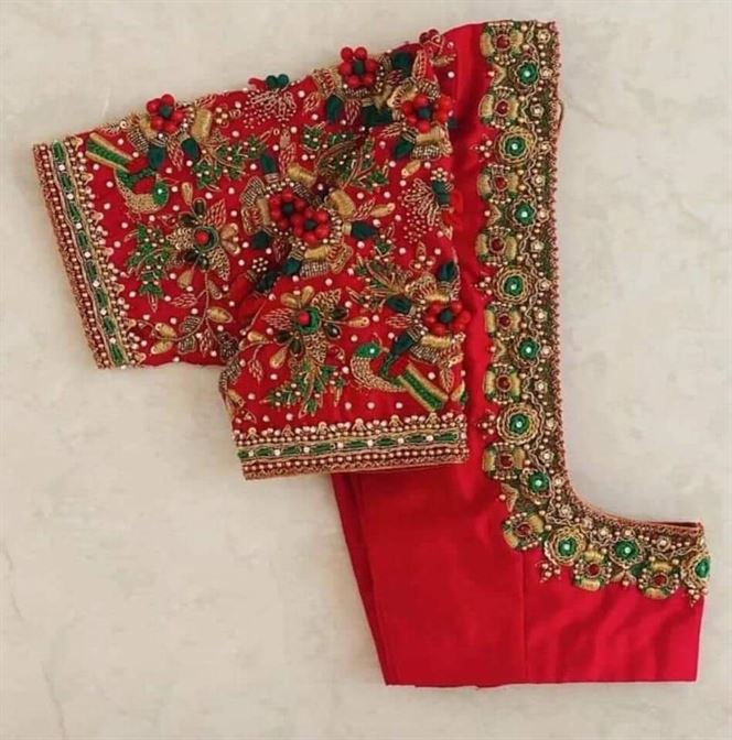 Best blouse embroidery designer in Bangalore